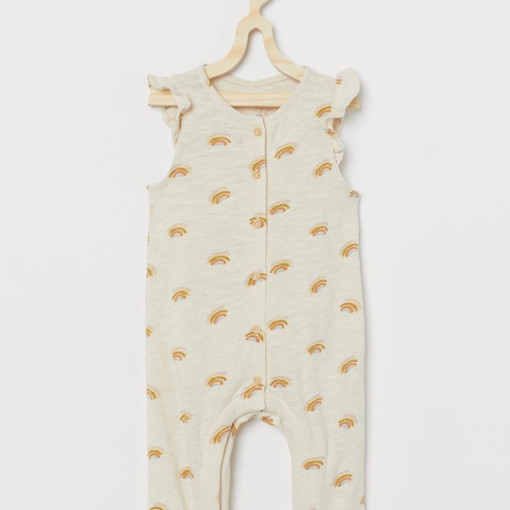 H&M - Slub Jersey Romper Suit - 12-18mo NWT
